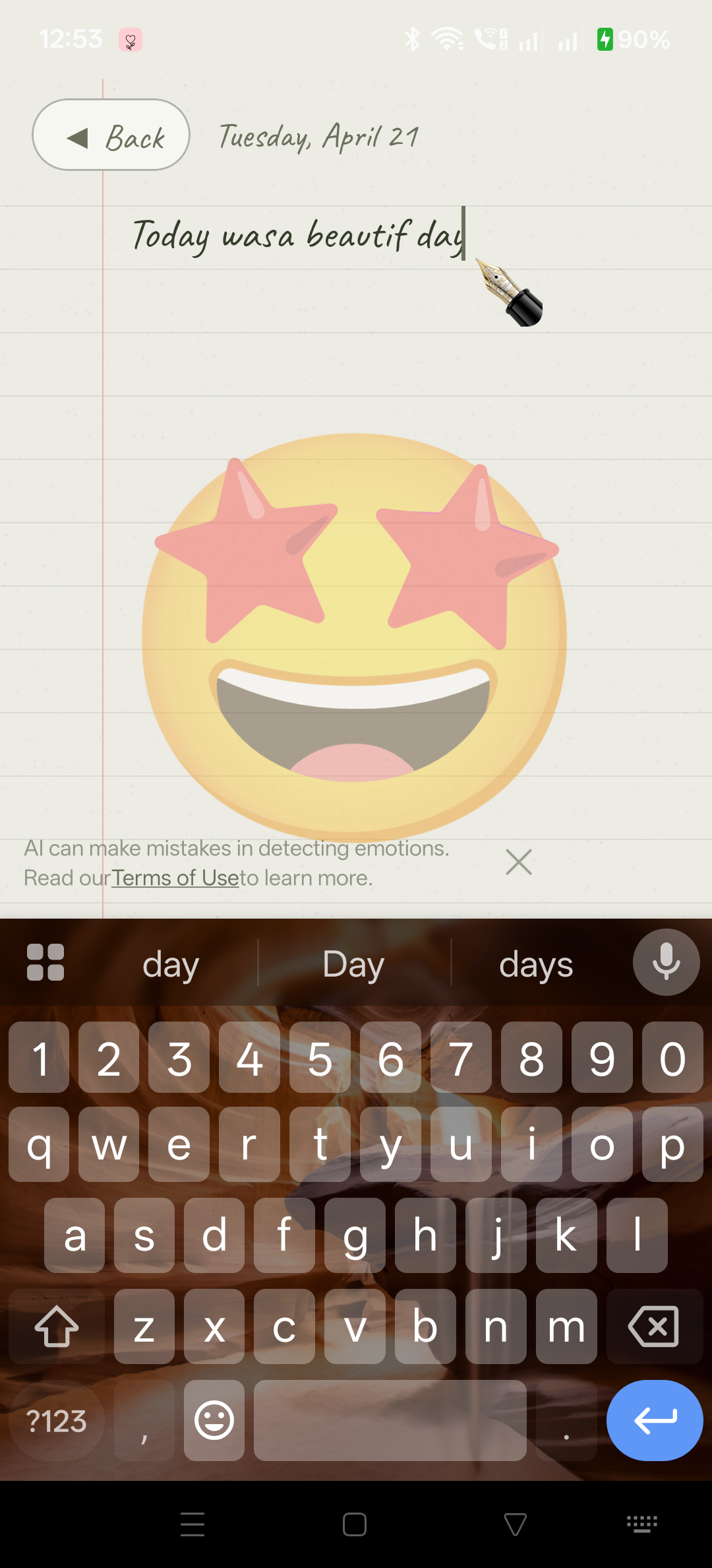 SentiLog Journal — Writing with real-time emotion detection